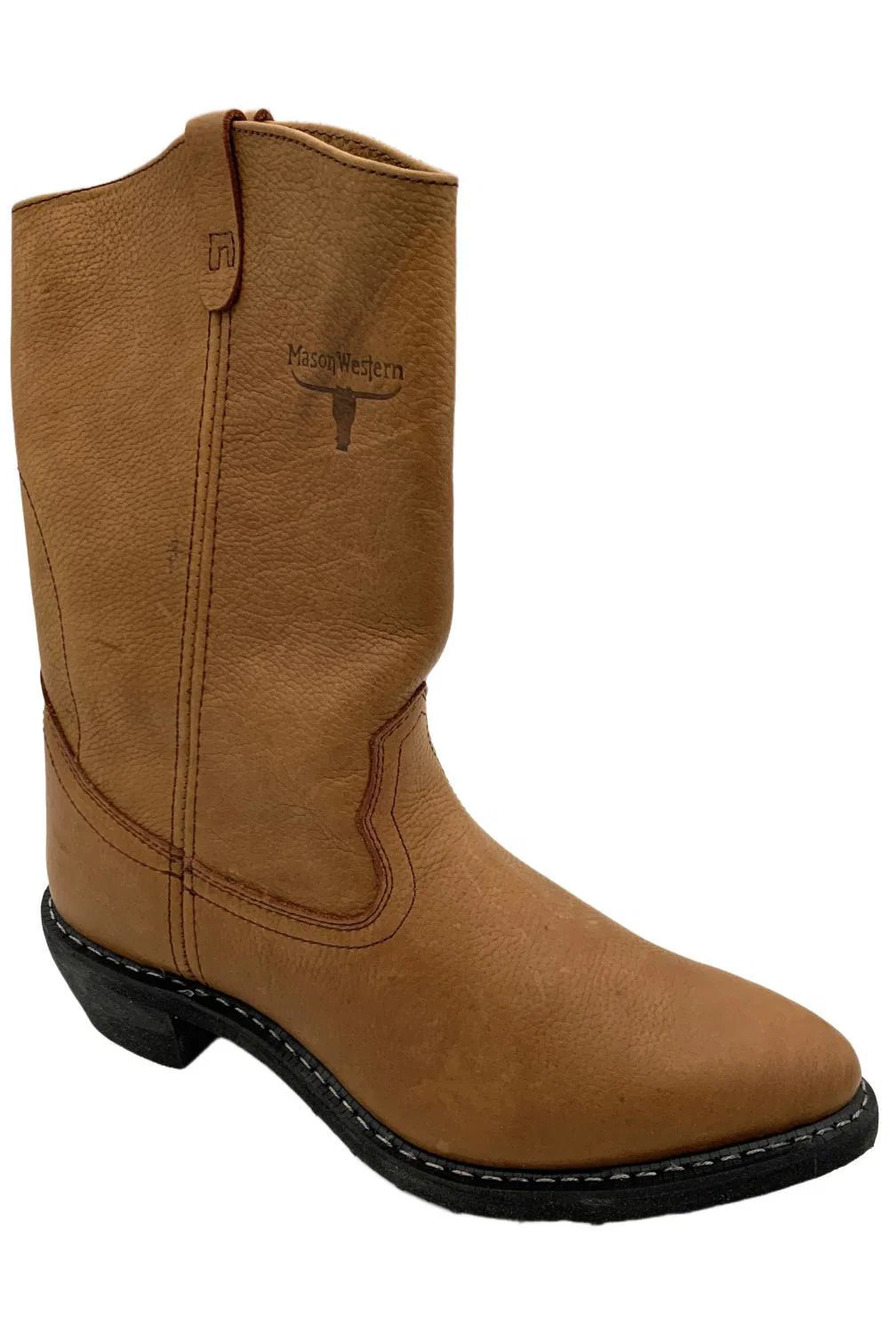 Western Work Men's 12" Waterproof Boots Leather Dark Brown - EEEEE